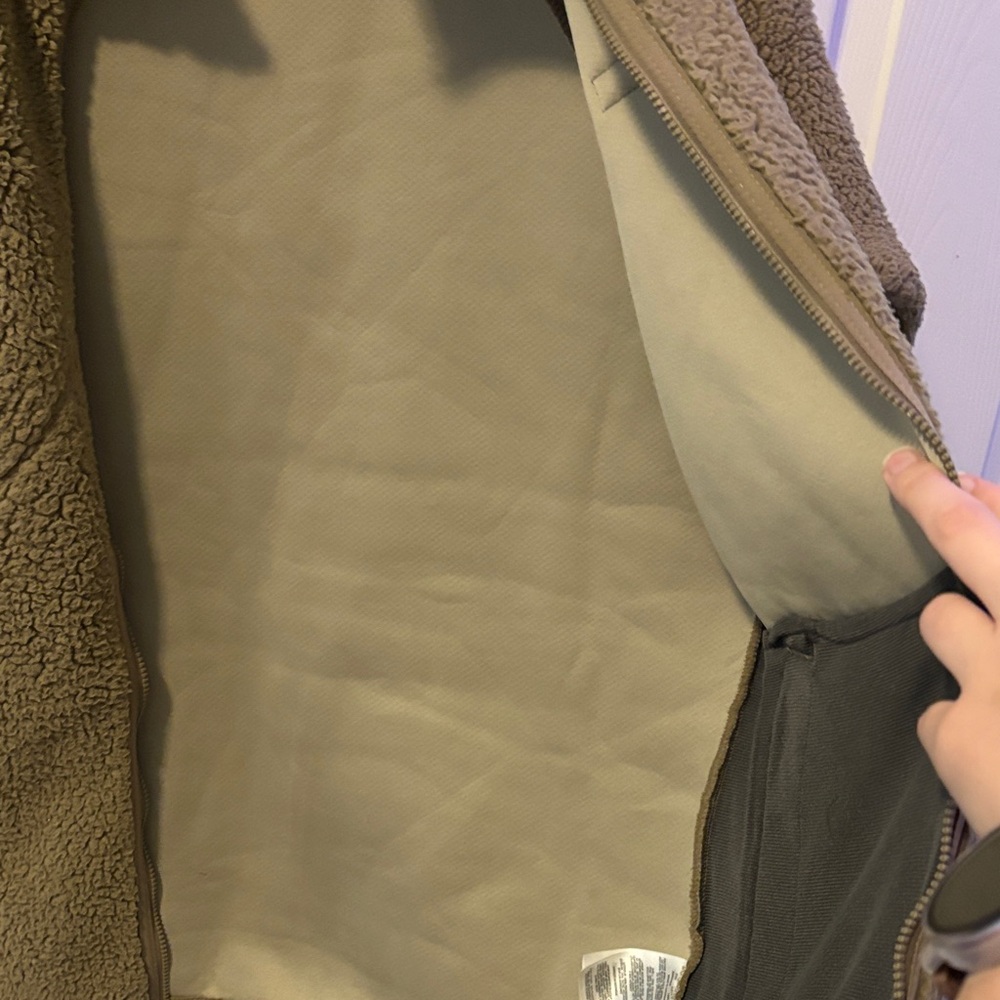 Columbia Men’s Tan Full Zip Fleece Jacket - Picture 12 of 14